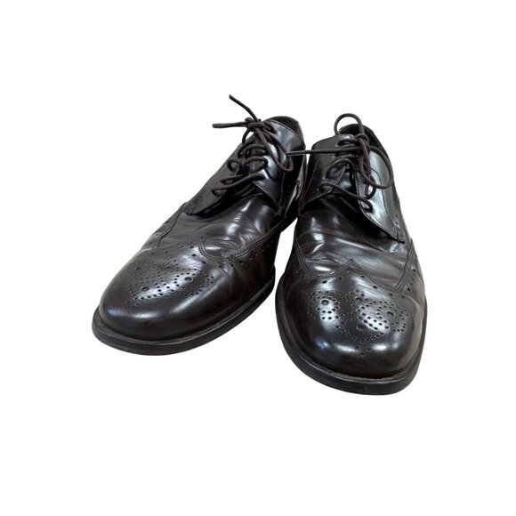 Cole Haan Mens Brown Leather Oxford Dress Shoes 10.5M SKU 7345 main image 8